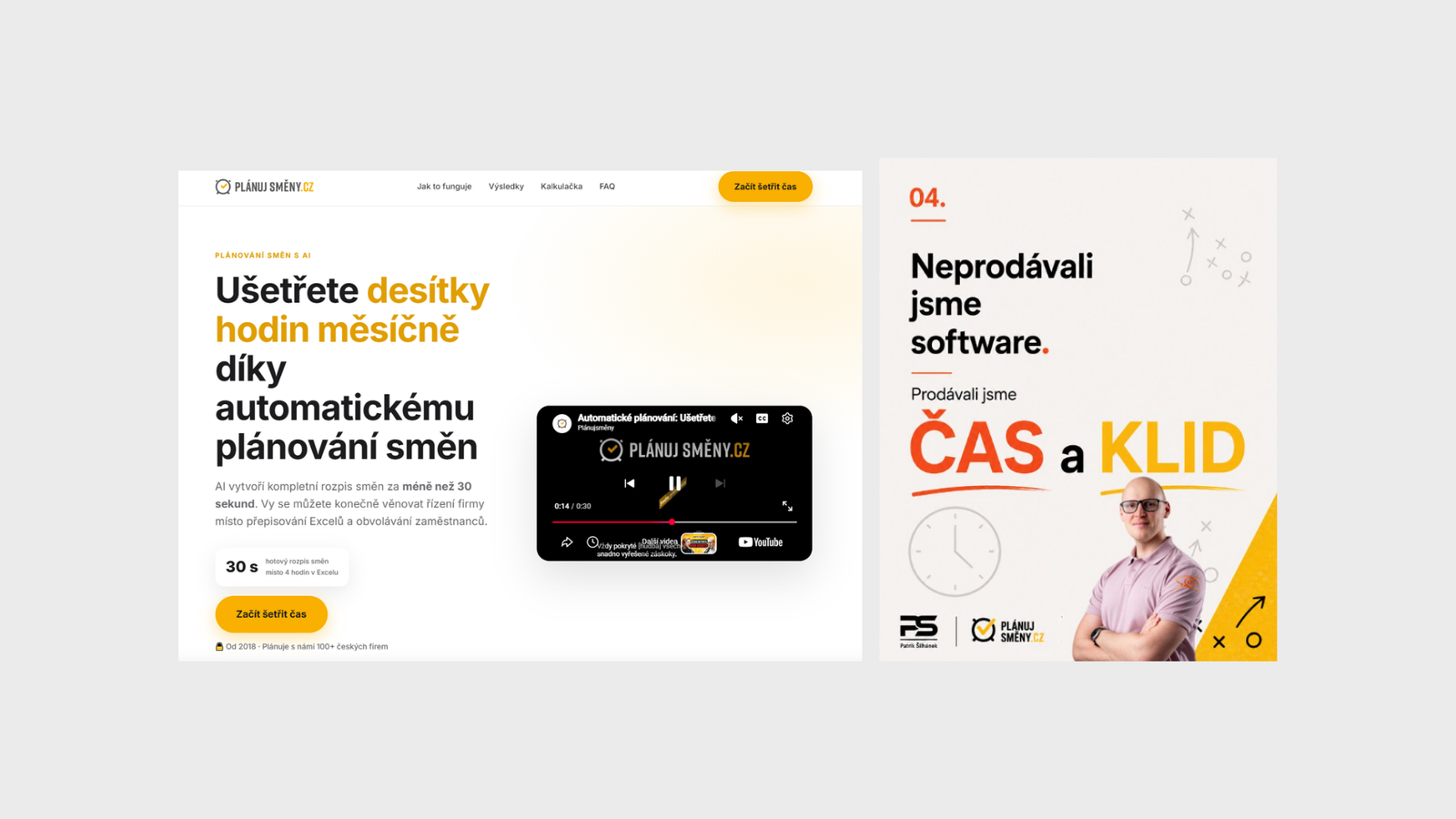 Plánuj směny – případová studie